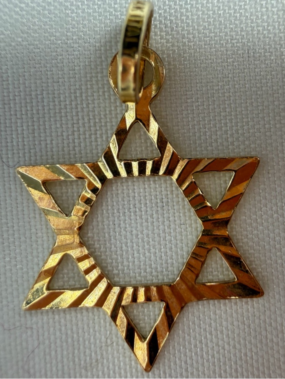 14K Gold Star of David Pendant | Made in Italy/Fine Jewelry Charm